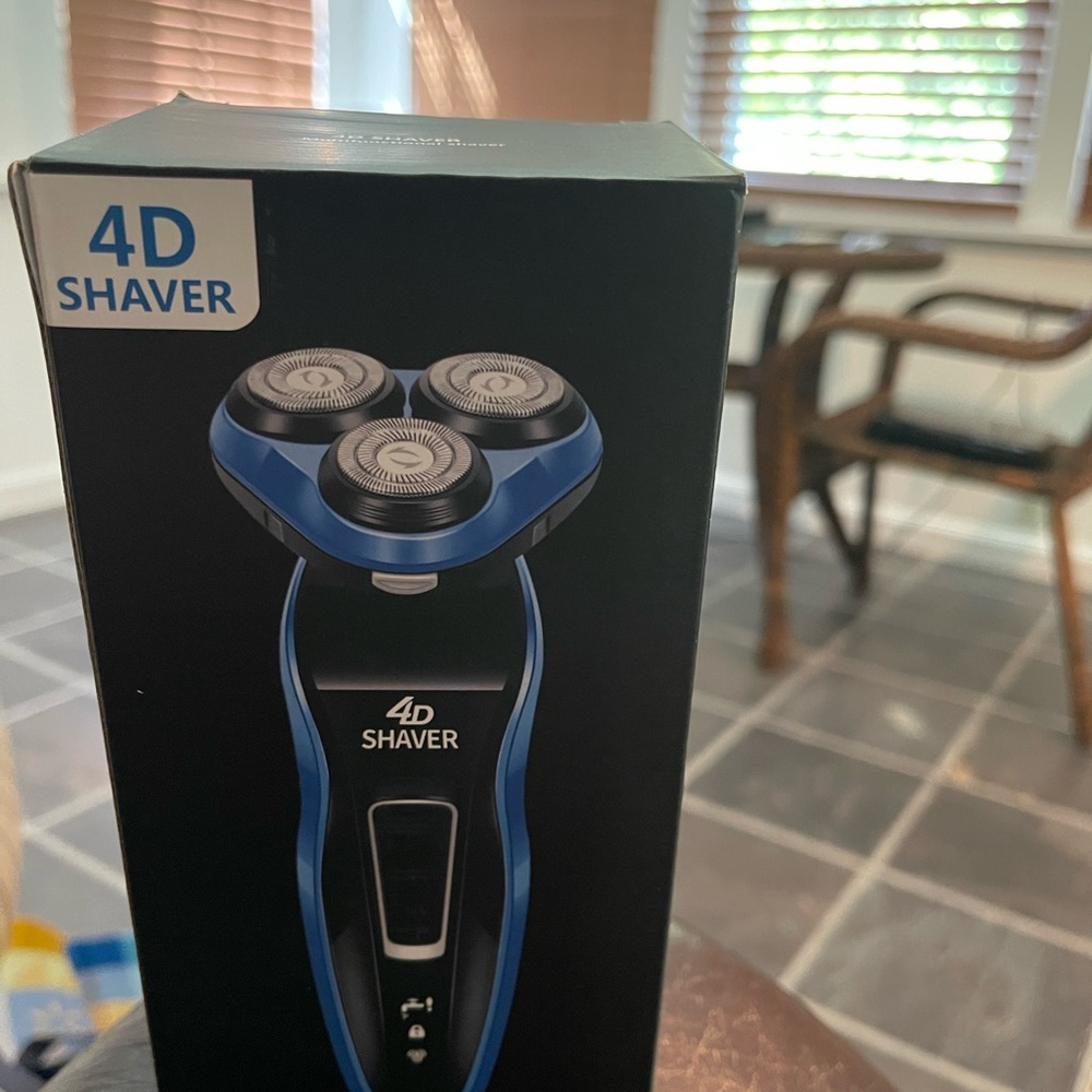 4D Shaver Electric Razor - Blue